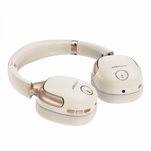 Bluetooth Earphone Acefast "H2" White (Bluetooth 5.3 / Active Noise Cancellation)