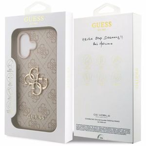 Guess 4G Big Logo Чехол для iPhone 17 - розовый
