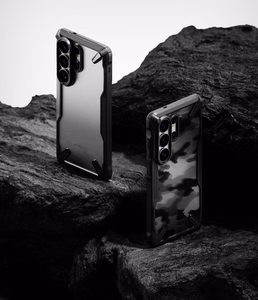 Ringke Fusion X чехол для Samsung Galaxy S26 Ultra прозрачный чёрный