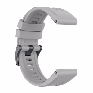Silikoninis dirželis GARMIN FENIX 3 / 3HR / 5X / 6X / 6X Pro / 7X / 7X Pro pilkas (12)
