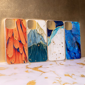 Gold Glam dėklas telefonui Samsung Galaxy A25 5G (global) mėlynas