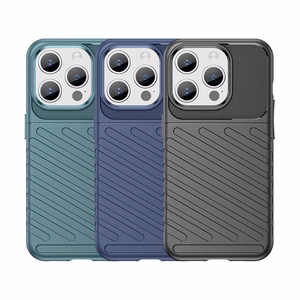 Armored iPhone 15 Pro Thunder dėklas - juodas