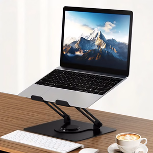 Reguliuojamas, besisukantis, ergonomiškas nešiojamojo kompiuterio stovas 10–17″ LAPTOP STAND ROTO MT2662