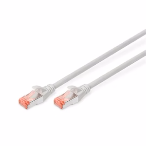 DIGITUS – CAT 6 S/FTP tinklo komutacinis kabelis, 1 m, pilkos spalvos