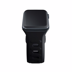 38/40/41/42 mm Black (small) - 3mk Silicone Watch Strap for Apple