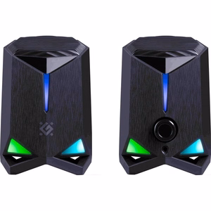 Компьютерные колонки Rocket 2.0 6W LED USB чёрные