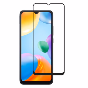Crong 7D Nano Flexible Glass 9H visą ekraną dengiantis hibridinis apsauginis stiklas, skirtas Xiaomi Redmi 10C