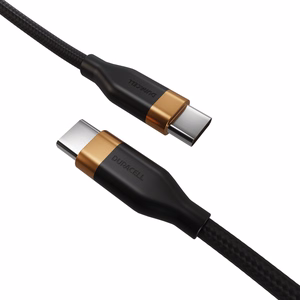Duracell USB-C kabelis (DRU5010A) – 1 m, USB-C ↔ USB-C
