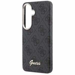 Guess 4G Script MagSafe Case for Samsung Galaxy S26 - Black
