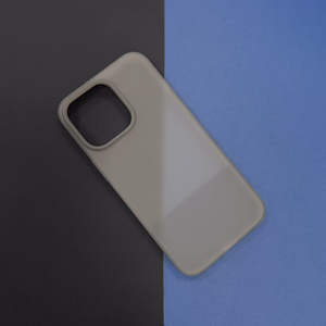 Kingxbar Plain Series dėklas telefonui iPhone 13 Pro silikoninis dėklas pilkas