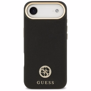 Guess Grūdėtas Strass Logotipas Magnetinis dėklas telefonui iPhone Air - juodas