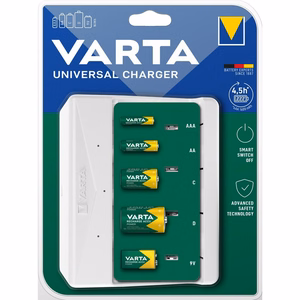 VARTA UNIVERSAL CHARGER 57658 9V, R14, R20 (без батареек)