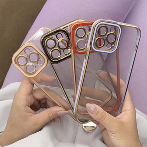 Fashion Case чехол для Xiaomi Redmi Note 11 Pro гелевая крышка с золотой рамкой белый