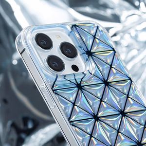 Kingxbar Miya Series dėklas iPhone 14 Pro galinis dangtelis lazerinė spalva