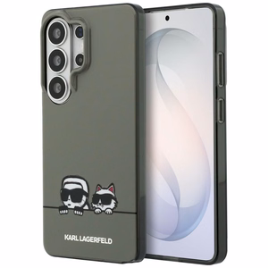 Karl Lagerfeld чехол IML Peekaboo Karl&Choupette MagSafe Samsung Galaxy S26 Ultra черный