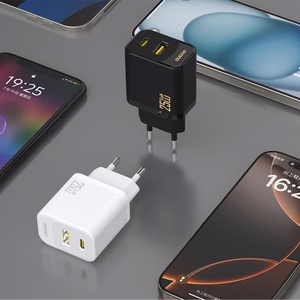 Dudao A26TCEU PD QC 25W GaN USB-A USB-C Wall Įkroviklis with USB-C Laidas - Baltas