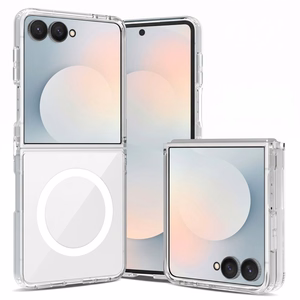 Tech-Protect FlexAir Hybrid MagSafe dėklas, skirtas Samsung Galaxy Z Flip 8 – spalva: skaidri
