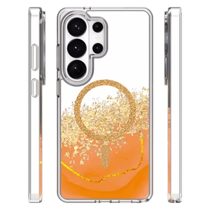 Чехол Epoxy Mag для Samsung Galaxy S26 Ultra оранжевый