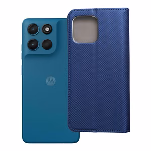 SMART CASE Book dėklas skirtas Motorola G57 POWER - tamsiai mėlynas