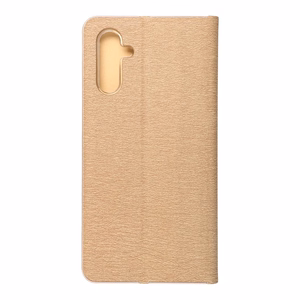LUNA Book Gold dėklas telefonui SAMSUNG A13 5G / A04S auksinis