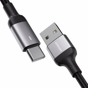 Joyroom Extraordinary Series A10 USB-A / USB-C 3A кабель 1.2 m - чёрный