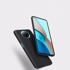 Nillkin Super Frosted Shield усиленный чехол для Xiaomi Redmi Note 9T 5G чёрный