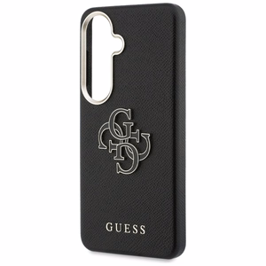 Guess case Grained Big 4G Metal Logo for Samsung Galaxy S26 black