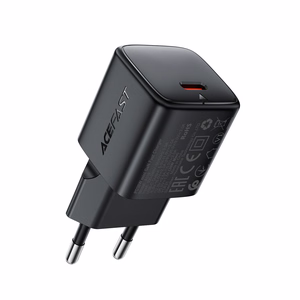 Įkroviklis Acefast A118 30W GaN USB-C juodas