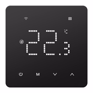 Tuya HT260058 programuojamas Wi-Fi termostatas dujiniam katilui, 3 A, juodas
