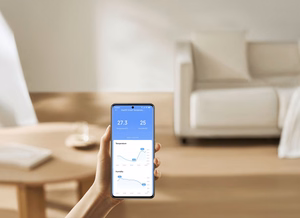 Xiaomi Smart Temperature and Humidity Monitor 3 Mini QBH4312GL – kompaktiškas temperatūros ir drėgmės matuoklis, baltas