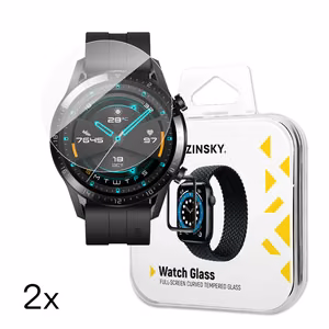 Wozinsky Full Glue Закалённое стекло для Huawei Watch GT 2 / GT 2 Pro 42mm (2 шт.)
