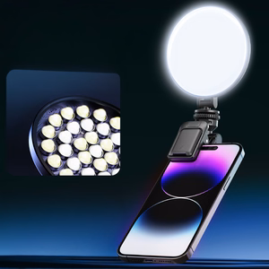 Blavec Selfie Ring лампа Aura Mini LED P-60 клипса (LPP60-KLB) черный