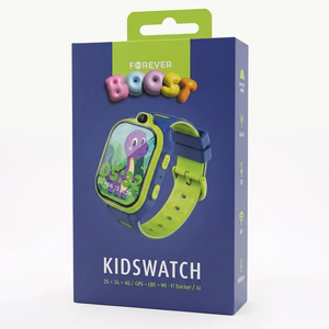 Išmanusis laikrodis vaikams Forever Smartwatch GPS WiFi 4G Kids Boost KW-530 mėlynas