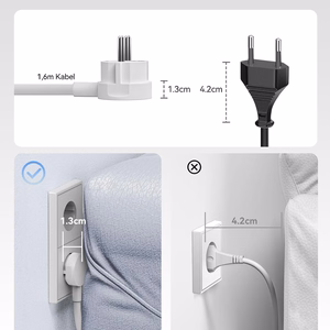 Orico PDC25 25W 6in1 удлинитель 2x AC + 2x USB-A + 2x USB-C - белый