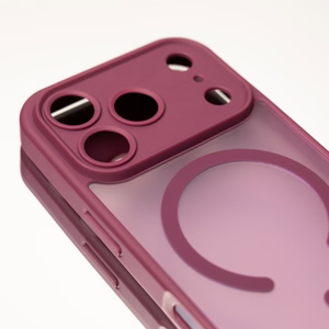 Mag Matt dėklas iPhone 16 Pro Max 6,9" kaštoninė