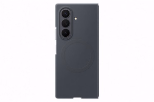 Силиконовый магнитный чехол Samsung Galaxy Z Fold8 Ultra с 2 антибликовыми плёнками, графитовый