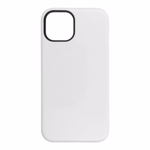 Двухслойная заготовка чехла под сублимацию для iPhone 13 / 14, совместимая с MagSafe