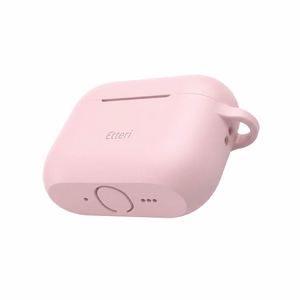 Etteri silikoninis dėklas, skirtas AirPods Pro 3 šviesiai rožinis