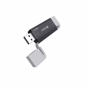 Devia kortelių skaitytuvas 2in1 EL240 USB/USB-C 3.0 juodas