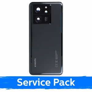 Back Cover Compatible With Xiaomi 13T / Black / (Service Pack)