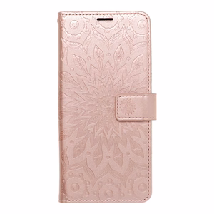 Flip case for Motorola G56 Mezzo Book mandala rose gold