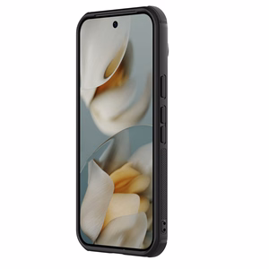 "Nillkin Super Frosted Shield Pro" magnetinis dėklas "Google Pixel 10/10 Pro", suderinamas su "MagSafe" - juodas