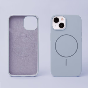 Silicone Thin Mag dėklas iPhone 17 6,3" šviesiai mėlynas