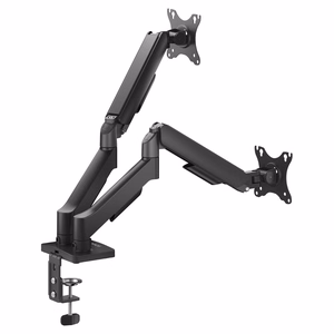 Savio UM-04 Dvigubas spyruoklinis monitorių stalo laikiklis 17″–32″