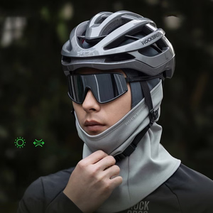 Rockbros LF25949 elastinga aksominė balaklava – pilka