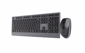 Gembird KBS-WPS-02 Dviejų režimų plonas belaidis stalinis rinkinys, 2.4G+BT, JAV išdėstymas