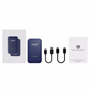 Carlinkit CP2A wireless adapter Apple Carplay/Android Auto (blue)
