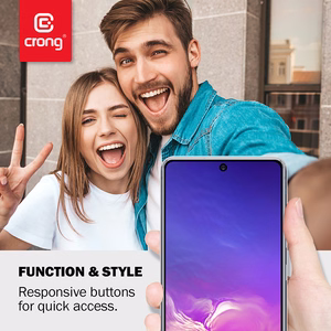 Чехол Crong Crystal Slim для Xiaomi Mi Note 10 / Mi Note 10 Pro, прозрачный