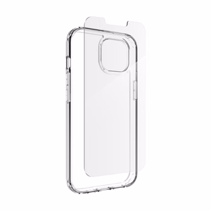 ZAGG IF Defense rinkinys dėklas iPhone 16e (2025) / 15 / 14 / 13 - Permatomas