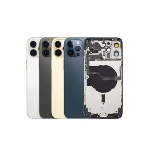 Задняя крышка совместимая с iPhone SE2 (SE 2020) красный (полный корпус + мелкие детали) OEM